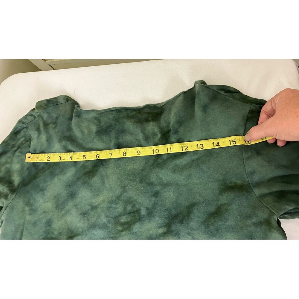 Colors Artwear Tie Dye Top Womens Size 3 / XL Green Boho Artsy - Picture 5 of 7